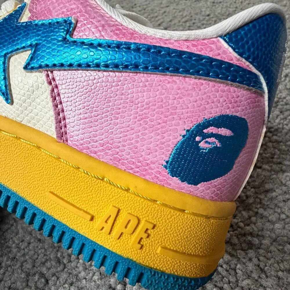 Vintage Bathing Ape (BAPE) Bapesta FS-001 Low - Size 24/6 - Like New - Nigo Y2K - Picture 16 of 16